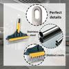 Kychex 2 in 1 Bathroom Cleaning Brush with Wiper Tiles Floor Scrub Long Handle 120 Rotate (Yelow) view 3