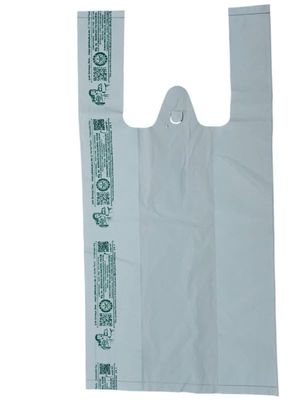 Pocheon 100 Pcs Compostable & Biodegradable Carry Bags For Grocery Daily Needs For Shopes And Home- White Colour For Home And Restraunt Usage (13 x 16 Inch (Medium))
