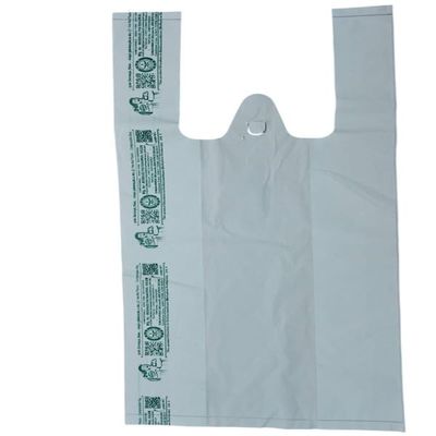 Pocheon 100 Pcs Compostable & Biodegradable Carry Bags For Grocery Daily Needs For Shopes And Home- White Colour For Home And Restraunt Usage (16 x 20 Inch (Large))