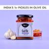 ADF Soul Garlic Pickle In 100% Olive Oil 275g (Pack of 2) | Authentic Indian Pickle, Natural, Spicy, Tangy & Delicious Achar view 3