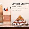 AAMEZING PRODUCTS Laxmi Pyramid Original Gomati Chakra, Rudraksha, Cowrie Kodi Maha Laxmi Pyramid - 90mm Large Orgonite Pyramid with Shree Yantra - Vastu Items for Good Luck, Money & Wealth view 4