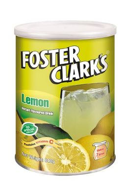 Foster Clark's Lemon Instant Flavored Drink With Vitamin C Makes 7 Liters 840g