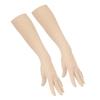 GIRLYZ ATTIRE Arms Sleeves Protective Summer Gloves Sun Burn Protection Hand Arm Skin Gloves for Girl's and Women's (Pair Of 1) (Skin Full Hand) view 3