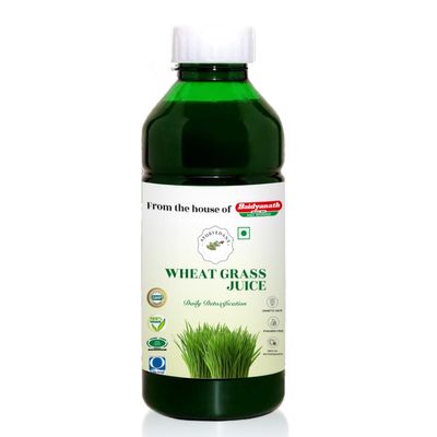 Ayurvedant Wheat Grass Juice 1000ml Tulsi and Giloy |From The House Of Baidyanath.