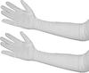 GIRLYZ ATTIRE Arms Sleeves Protective Summer Gloves Sun Burn Protection Hand Arm Skin Gloves for Girl's and Women's (Pair Of 1) (White Full Hand) view 1