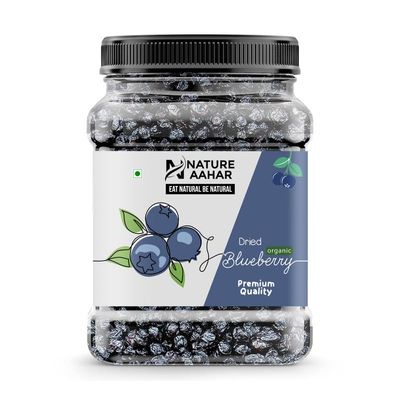 Nature Aahar Organic California Blueberry Plum | Premium Dried Fruit | Naturally Sweet & Juicy | Rich in Antioxidants & Fiber | Healthy Snack for All Ages | 250gm