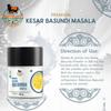KAMDHENU GAUVEDA Kesar Basundi Masala Mix with Dry Fruits and Cardamom, Traditional Saffron Dessert Mix, 100g (Pack of 1) view 4