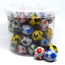 Farm Bites Small Football Chocolate Novelty Sports Candy for Football-Coach Gifts - 30 Count