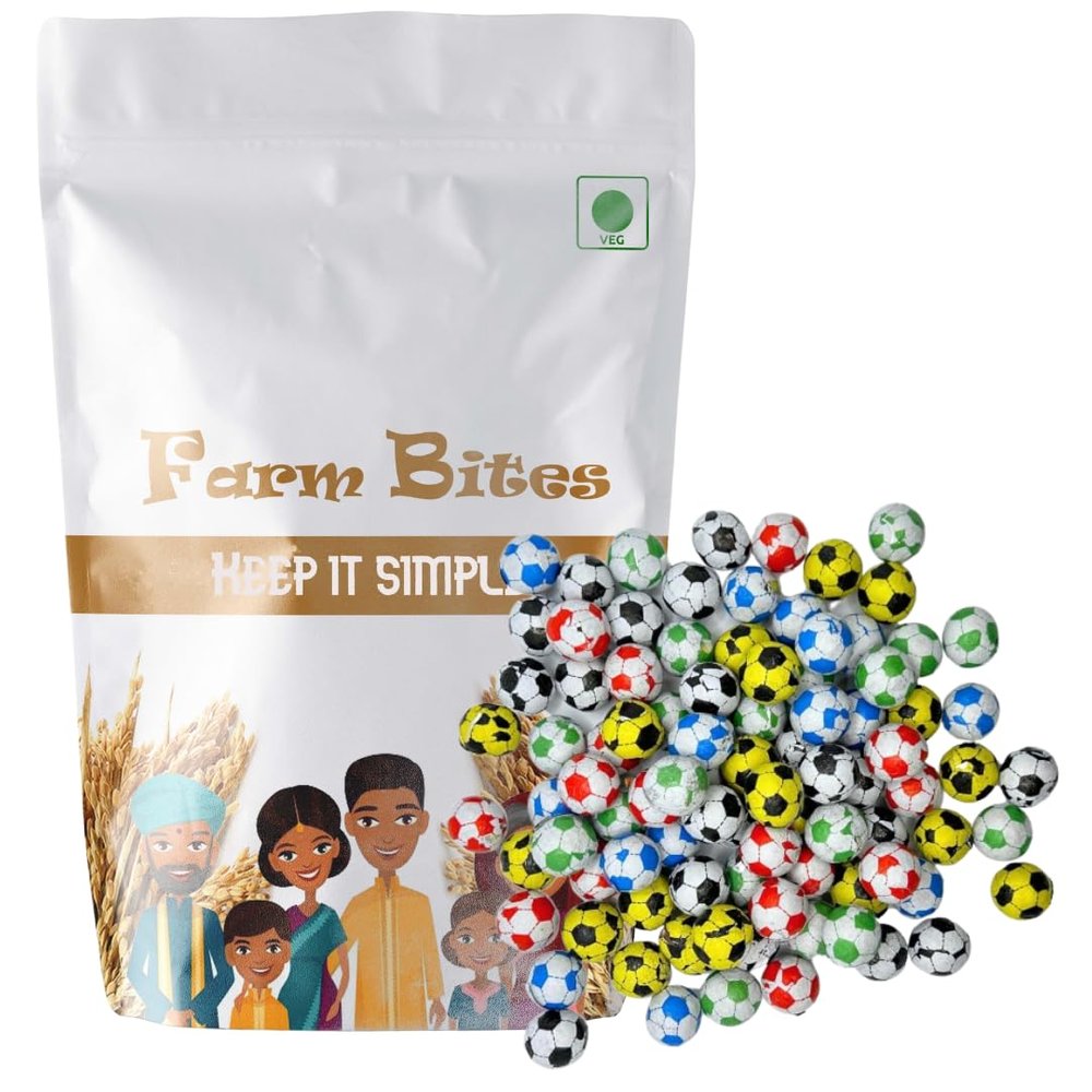 Farm Bites: Small Football Chocolate | Novelty Sports Candy | Chocolate Footballs | Football-Coach Gifts - 150 Count