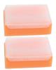 2PCS Sensory Brush for Occupational Therapy, Soft and Flexible Bristles for Calming Sensory Input, Ideal for Home Use, Orange,Wilbarger Protocol Brush For Promoting Sensory Integration view 1