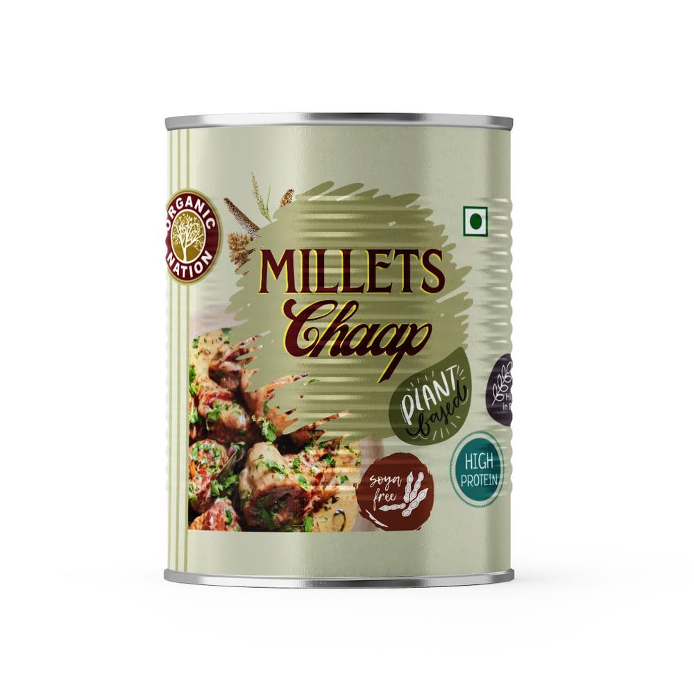 Organic Nation Veg Millets Chaap, 800g