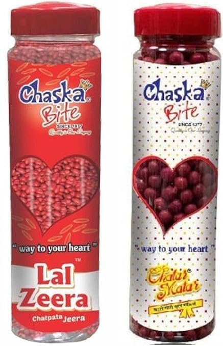 Chaska Bite CMB Lal Jeera Dry Mango Candies 2 x 250GM | Pack of 2 | Sweet & Sour Chatpati Candy | Tangy Snack for Kids & Adults