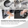 Double Sided Scrubbing Pad, Stainless Steel Wire, Non-Scratch Dish Scouring Pad, Heavy Duty Scrubber (10) view 2