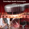 CBEX Electric Hair Comb for Hair Growth with Red LED Light Vibration Scalp Massager & Oil Applicator 4 Modes Head Massage Brush with Spray Function for Deep Scalp Care and Hair Regrowth view 3