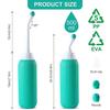 SYADEL 500ML Plastic Retractable Handheld Water Spray Bidet, Portable Bidet for Travel & Toilet Use - Handheld Bidet Easy-to-use with Angled Nozzle Spray Ideal for Postpartum Care, Baby, Elderly view 3