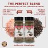 ORGANIC NATION Salt and Pepper - Natural Seasoning, No Additives, Perfect for Cooking - 150g (Pack of 2), Perfectly Balanced Flavor, No preservatives, no additives, Ideal for Every Kitchen view 2