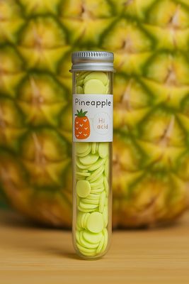 Paper soap | Disposable Mini Soap Paper Scented | Flower Design Tube Shape Bottle Paper Soap For Travel | Portable Flower Tube Petals | Paper Soap For Travelling Target Audience Keywords: Unisex Adult, Kids (2025) (1, Pineapple)