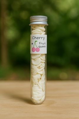 Paper soap | Disposable Mini Soap Paper Scented | Flower Design Tube Shape Bottle Paper Soap For Travel | Portable Flower Tube Petals | Paper Soap For Travelling Target Audience Keywords: Unisex Adult, Kids (2025) (3, Cherry)