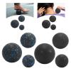 3 Pieces Massage Balls Compact Myofascial Balls for Foot Training Lower Back Black view 2