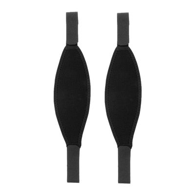 2pcs Padded Neoprene Scuba Diving Mask Strap Dive Glasses Belt Band Black