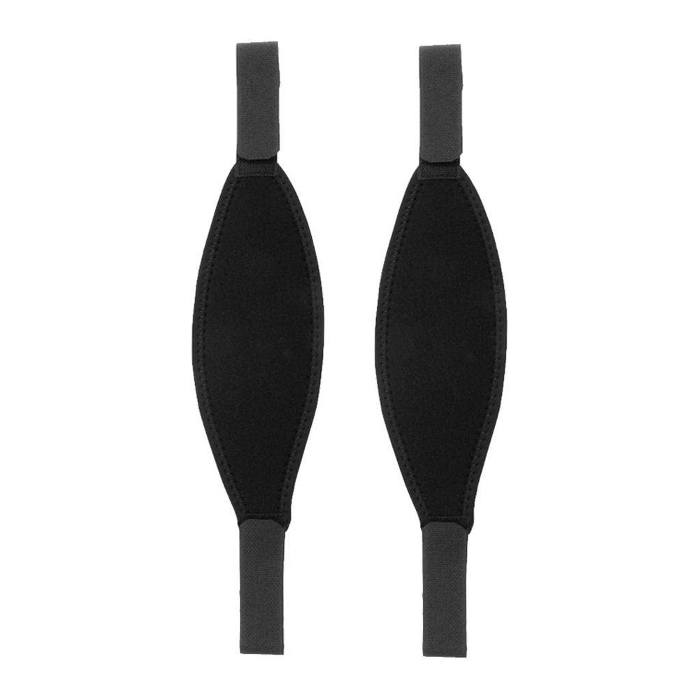 2pcs Padded Neoprene Scuba Diving Mask Strap Dive Glasses Belt Band Black