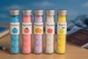 "Paper Soap Bottle  Pack of 3 | With Complimentary Eraser & Sharpener | Portable Scented Paper Soap Flakes in Tube Shape Bottle | Mini Travel-Friendly Soap Petals for Handwash  Assorted Colours" view 3