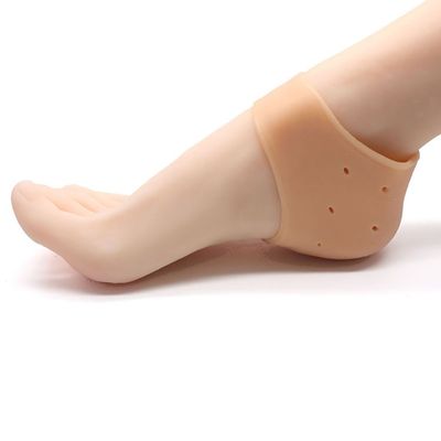 AARISH SAYA Anti Crack Silicone Gel Heel Pad Socks For Heel Swelling, Pain Relief, Cracked Heels Repair, Foot Care For Both Men & Women 1 Pair(2PCS) (Free Size). S32