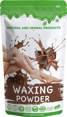 Facial Wax For Hair Removal For Women|Natural Face Waxing Powder For Bikini Or Underarm|instant Herbal Hair Remover Wax|Painless 10 Min Ayurvedic Wax Powder-No Sideeffect - Herbal Hair Removal(CHOCO
