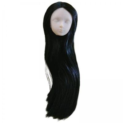 The Style Sutra 2x1/6 Female Doll Head with Long Hair Ball Jointed Doll Head for Age 3-6 Black Straight Hair | Dolls & Bears | Dolls | Clothes & Accessories | Modern