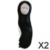 The Style Sutra 2x1/6 Female Doll Head with Long Hair Ball Jointed Doll Head for Age 3-6 Black Straight Hair | Dolls & Bears | Dolls | Clothes & Accessories | Modern view 2