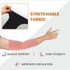 Dyna Cricket Sleeve | Sports Sleeve | Black Colour | Child size : 5.5CM X 5M Roll, Pack of 1 view 4