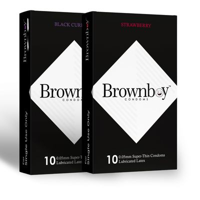 Brownboy 0.05mm Super Thin & More Time Male Protection Condom, Premium Condomms, Disposable Condomm for Men Combo Pack of 2 - Honeymoon Set of 20 Pcs (2, BR - STR/BCu)