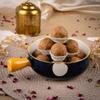 Besan Laddu Gud 500g | Handmade Indian Desi Ghee Mithai | Guilt-Free Treat | No Refined Sugar | No Palm Oil | Traditional Festive Dessert | Healthy Sweet Gift Pack | Festive Gift Hamper view 2