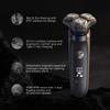 Oraimo Beard and Body Shaver | Smooth Shave with Dual Floating Blades | 60 Min Runtime | Wet & Dry Use | Magnetic Head for Easy Detachable Cleaning | LED Display | IPX7 Waterproof | Travel Lock (ORS-280) view 2
