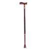 TryFit Aluminium Walking Stick for Adults Lightweight Adjustable Walking Cane with PVC Grip & Anti-Skid Rubber Tip | 10-Level Height Adjustment | Strong Single-Leg Support Stick (Bronze) view 1