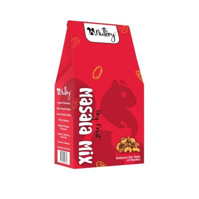 Masala Fusion Mix by The Nuttery  250g | Gourmet Spiced Snack | Roasted Nuts, Lentils & Bold Indian Flavors
