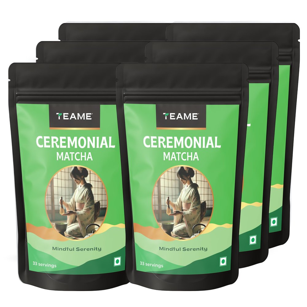 TE-A-ME - Ceremonial Matcha Tea | 300g (198 Servings) | Superfood | 100% Pure Super Premium Grade | Japanese Matcha Green Tea Powder | 100% Authentic & Pure