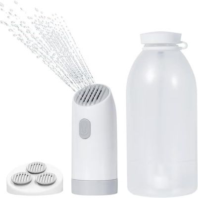 Feelon Portable Electric Bidet, Travel-Friendly Handheld Jet Spray for Toilet with 2 Flushing Modes, IPX7 Waterproof Rechargeable Travel Bidet for Family Hygiene & Cleaning, Includes Storage Bag