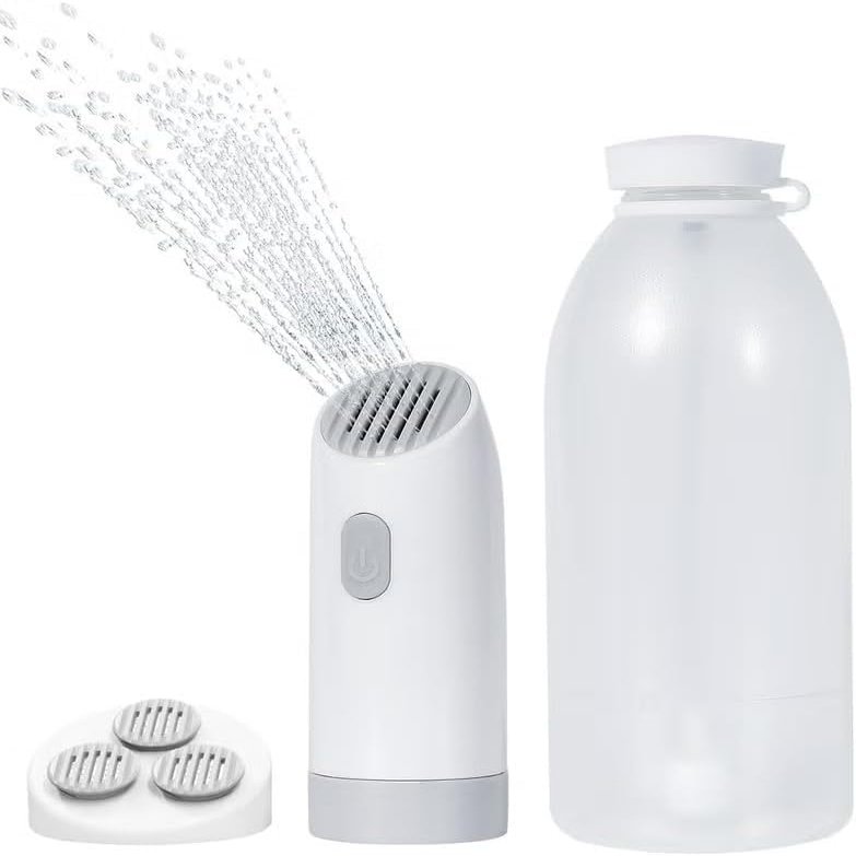 Feelon Portable Electric Bidet, Travel-Friendly Handheld Jet Spray for Toilet with 2 Flushing Modes, IPX7 Waterproof Rechargeable Travel Bidet for Family Hygiene & Cleaning, Includes Storage Bag