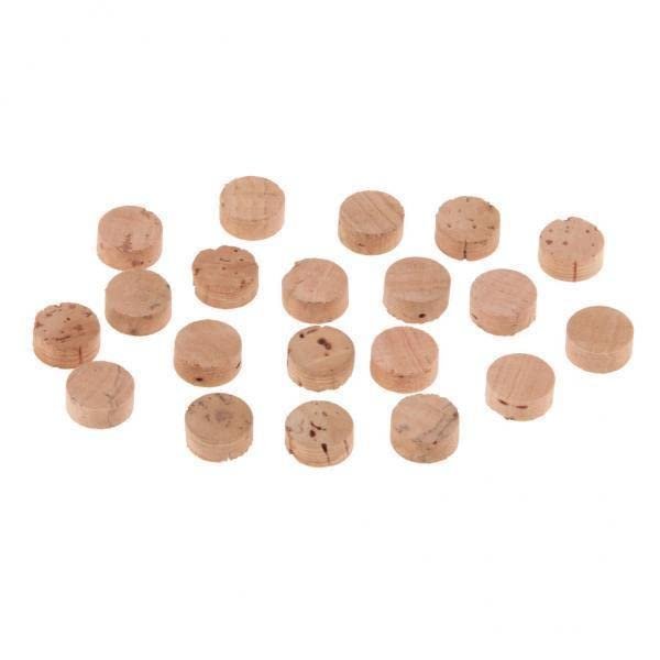LOOM TREE 6xSpit Valve Cork Water Key Replacement Accessory Part Wood | Brass | Cornets