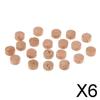 LOOM TREE 6xSpit Valve Cork Water Key Replacement Accessory Part Wood | Brass | Cornets view 2