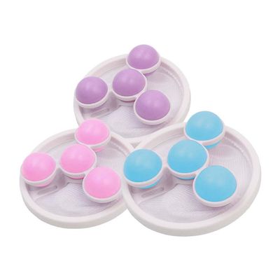 ZIBUYU 3Pcs Laundry Balls, Washing Machine Swivel Cleaning Balls, Built in Cone Filter Mesh Bag, Reusable Laundry Balls, Tangle-Free Filter Cleaning Balls
