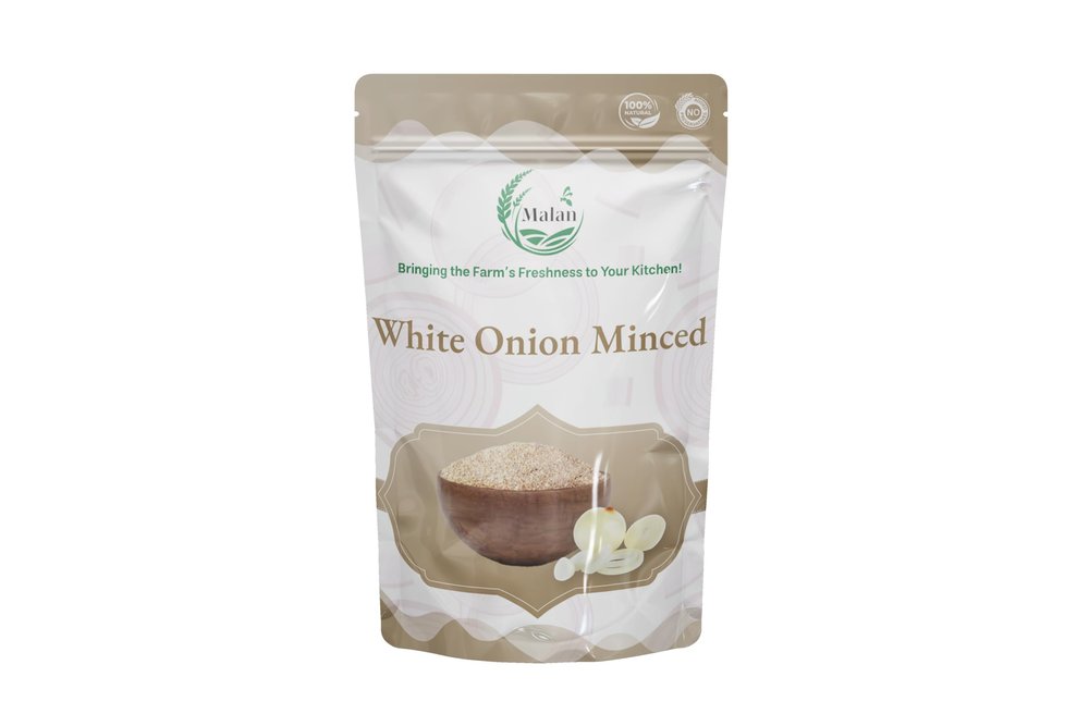 MALAN AGRO INDUSTRIES Dehydrated White Onion Minced Powder - White Onion Powder 500G
