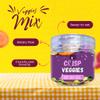THE NUTS MONK Crispy Veggie Mix: A Wholesome & Crunchy Snack. Perfect for Snacking, Salads, & Toppings. Potato, Carrot, zucchini, Brinjal & More - Naturally Seasoned & Ready-to-Enjoy! - (150gm) view 3