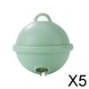 5xRemover Washing Balls Cleaning Ball Portable for Bedding Home Household Green view 2