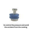 Pressure Cooker Safety Valve blue color ring Replacing parts suitable for 2 to 12 Liters Cookers inside the pack 3 numbers view 3