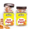 Panjon Swad Aam Papad Candy  Real Mango Pulp Toffee,Sweet Mango Flavor Treats,Pack of 2 X 380g jar view 1