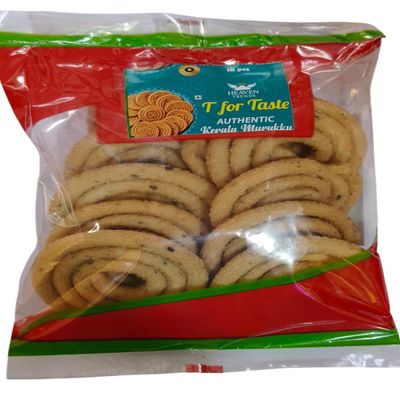 T for Taste Authentic Kerala Murukku, rice murukku, 10 Pieces | Evening Snacks | No Added Preservatives