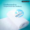 Dab N Klean 2 Ply Kitchen Towel/Tissue Paper Roll - Pack of 8 (60 Pulls per Roll, 480 Sheets) | Soft & Ultra Absorbent | OBA-Free | Pet Safe | 100% Virgin Cellulose Fiber (8 Rolls (480 Pulls)) view 4