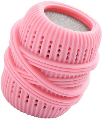 VALIOKA Dryer Balls for Tumble Dryer Reusable Washing Balls for Clothes, Reduces Drying Time, Softens Fabric Laundry Balls for Daily Use (PINK, 3 PCS)